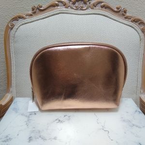 Nordstrom Rose Gold Cosmetics Bag